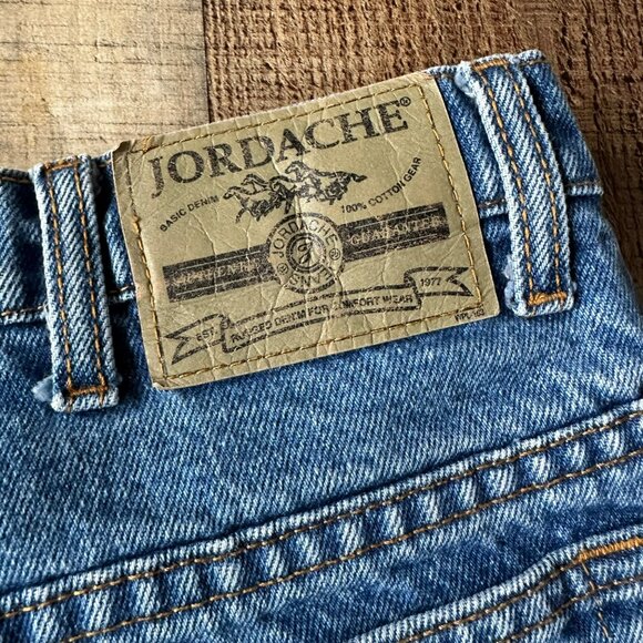 Vintage Jordache Original 100% Cotton Blue Denim Jeans Men's 38x32 Straight Leg - Picture 10 of 10